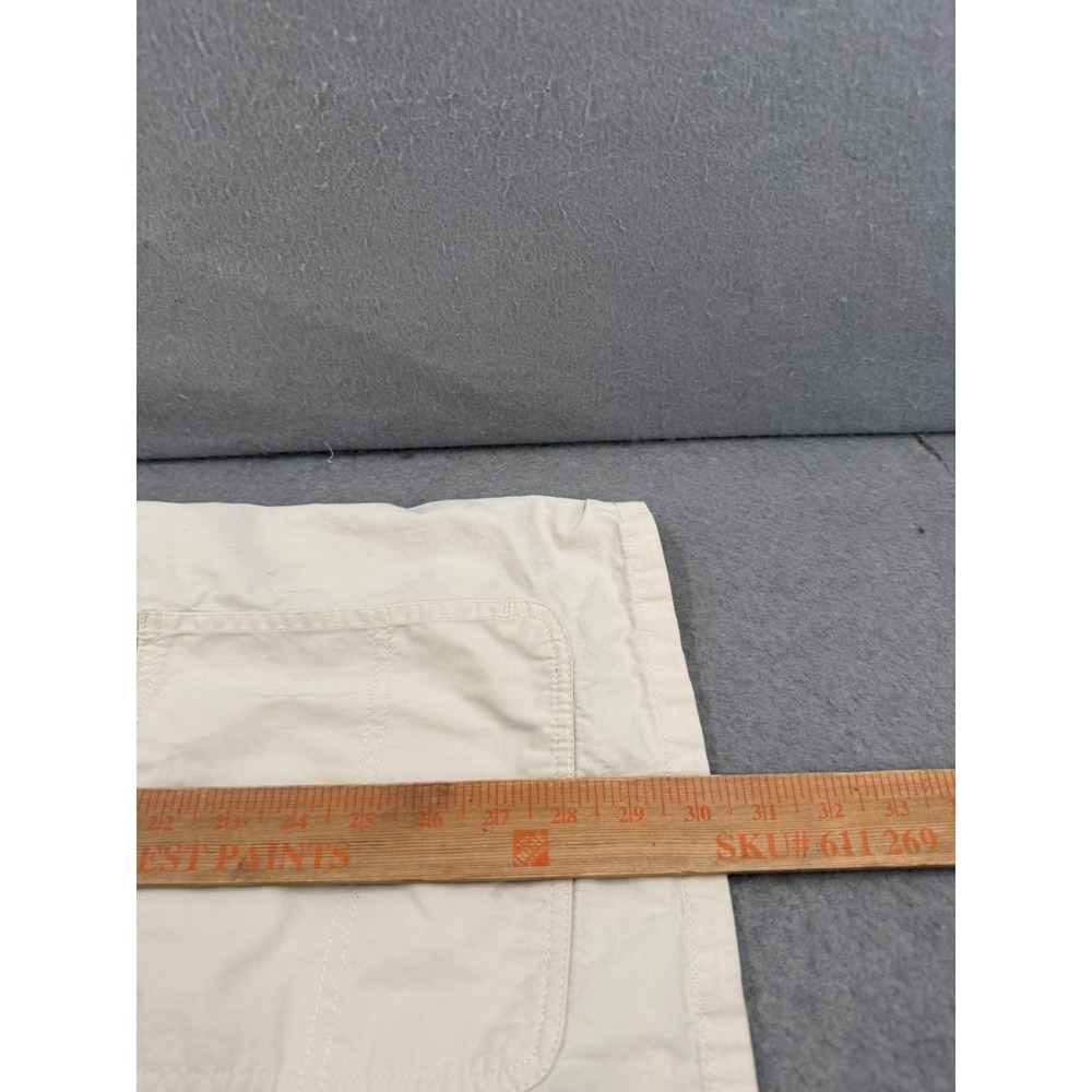 Vans Bayview Shirt Mens XXL Cream Shacket Skate Utility Y2K Chore Coat Work - Picture 7 of 11